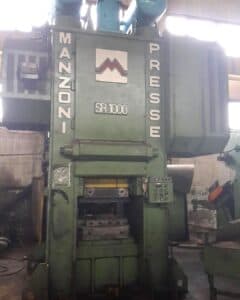 Presse de forgeage à chaud Manzoni SR1000 - 1000 tonne ID: 75951