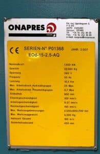Presse d'estampage Onapres EOd-15-2,5-AQ - 150 tonne (Photo 4)
