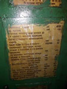 Presse à genouillère Barnaul KB8336 - 400 tonne (Photo 13)