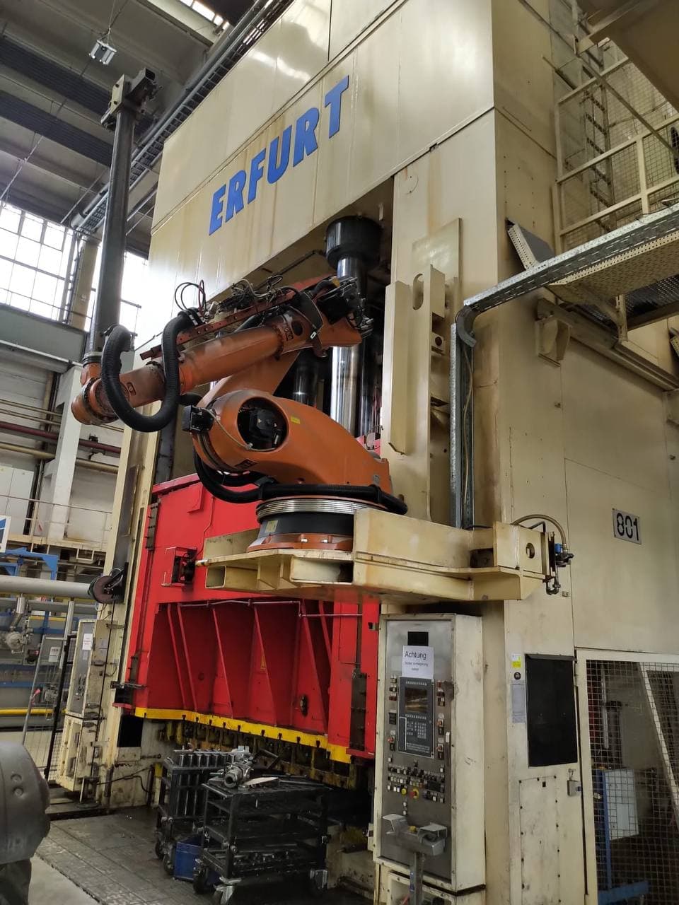 Presse d'estampage Erfurt PYD 3-1500+1000/4500X2500/2400 FS E - 1500 tonne
