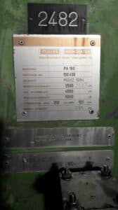 Presse à vis Weingarten PA 160 - 250 tonne (Photo 1)