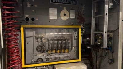 Machine à débobiner et dresser Muller Weingarten UWR 80 (Photo 6)