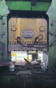 Presse d'ébavurage Wilkins & Mitchell G54S4 - 350 tonne (Photo 3)