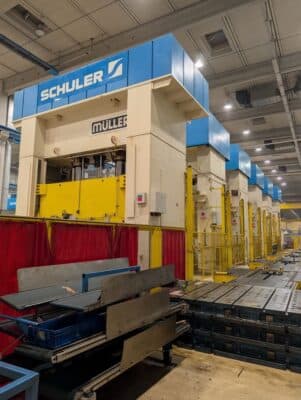 Ligne de presses en tandem Fritz Muller 6P/5200 - 5200 tonne ID: 76459