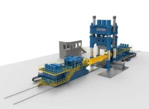 Presse de forgeage en matrice ouverte SMS MEER UF4 80-100MN - 10000 tonne (Photo 1)