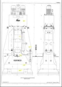 Marteau de forgeage hydraulique Lasco KGK 1600 - 16000 mkg (Photo 5)